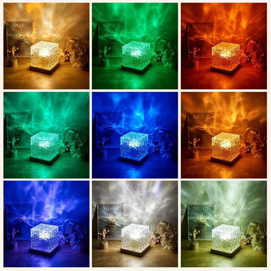 Nowoczesna lampka nocna usb, 16 kolorów.